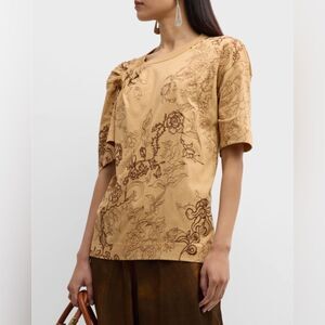Dries Van Noten Floral Embroidered T-Shirt size S